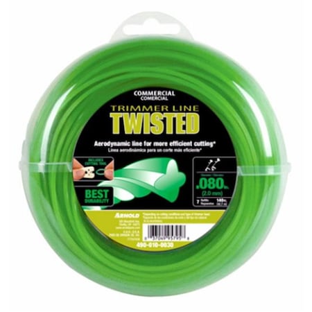 Arnold 245861 140 Ft. X 0.08 In. Twisted Trimmer Line - Green